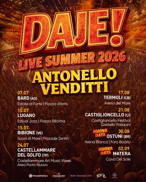 Recensione Antonello Venditti in concerto a Bibione il 15 luglio 2026