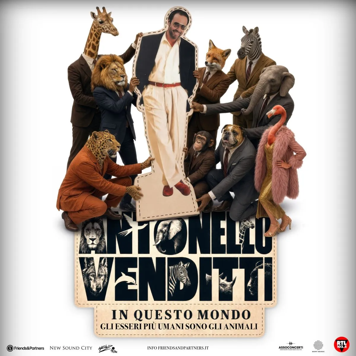 Antonello Venditti: tour 2027 'In questo mondo...' anteprima a Roma