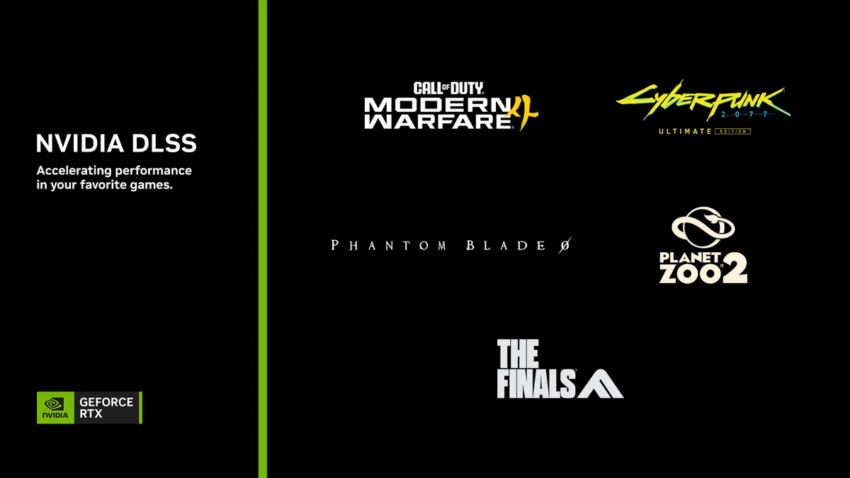 DLSS 4.5 in Call of Duty Modern Warfare 4 e Cyberpunk 2077