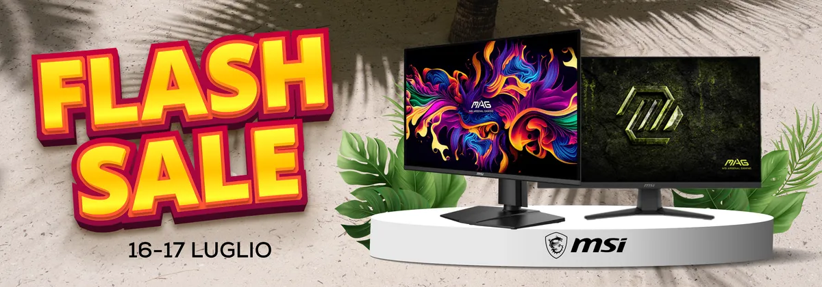 Flash Sale MSI su Amazon: Sconti fino al 50% sui Monitor
