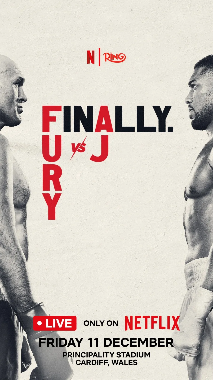 Fury vs Joshua su Netflix: il grande match dei pesi massimi live