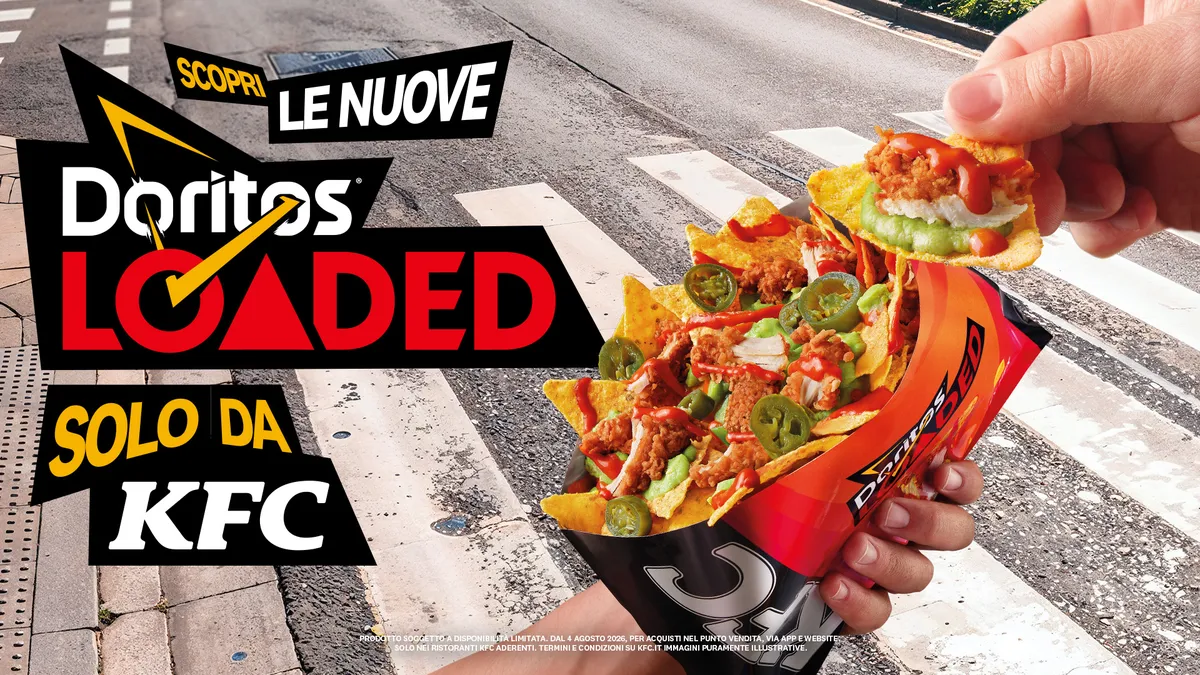 KFC Italia lancia Doritos Loaded: la full meal experience Tex‑Mex