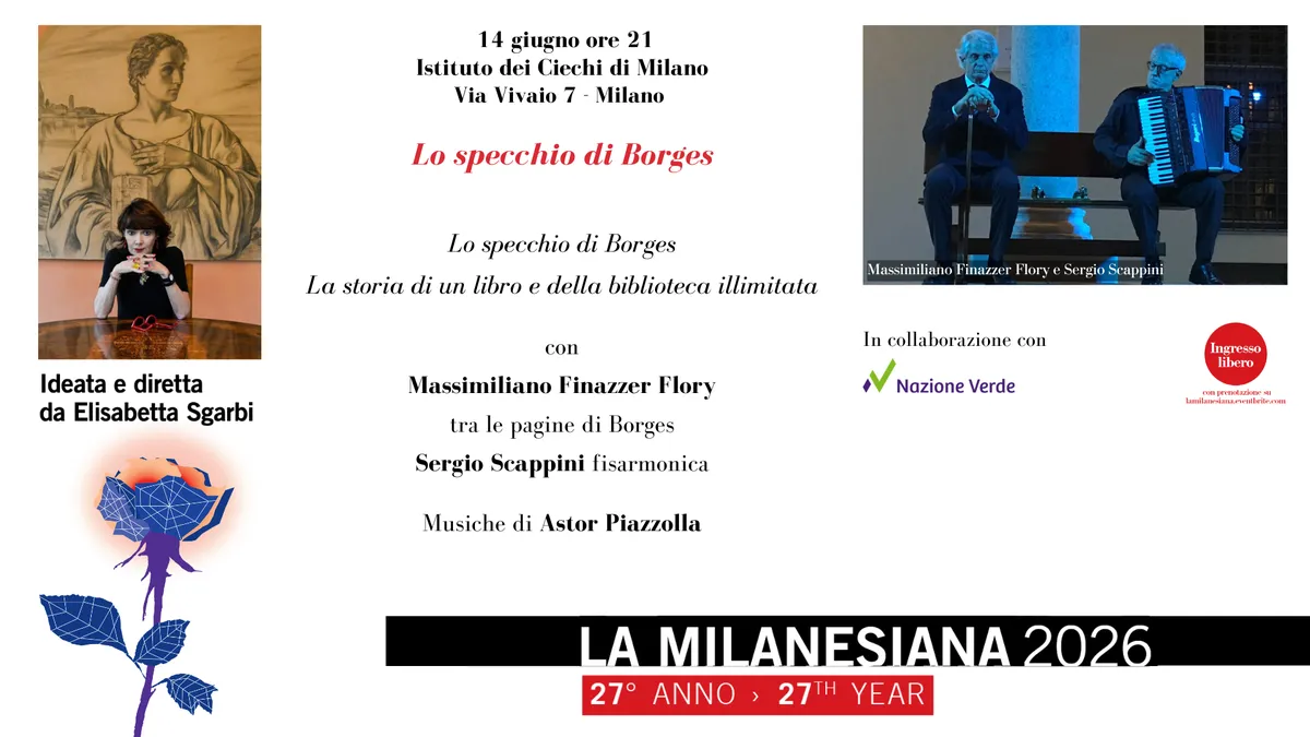 La Milanesiana 2026: Un Omaggio a Borges all'Istituto dei Ciechi
