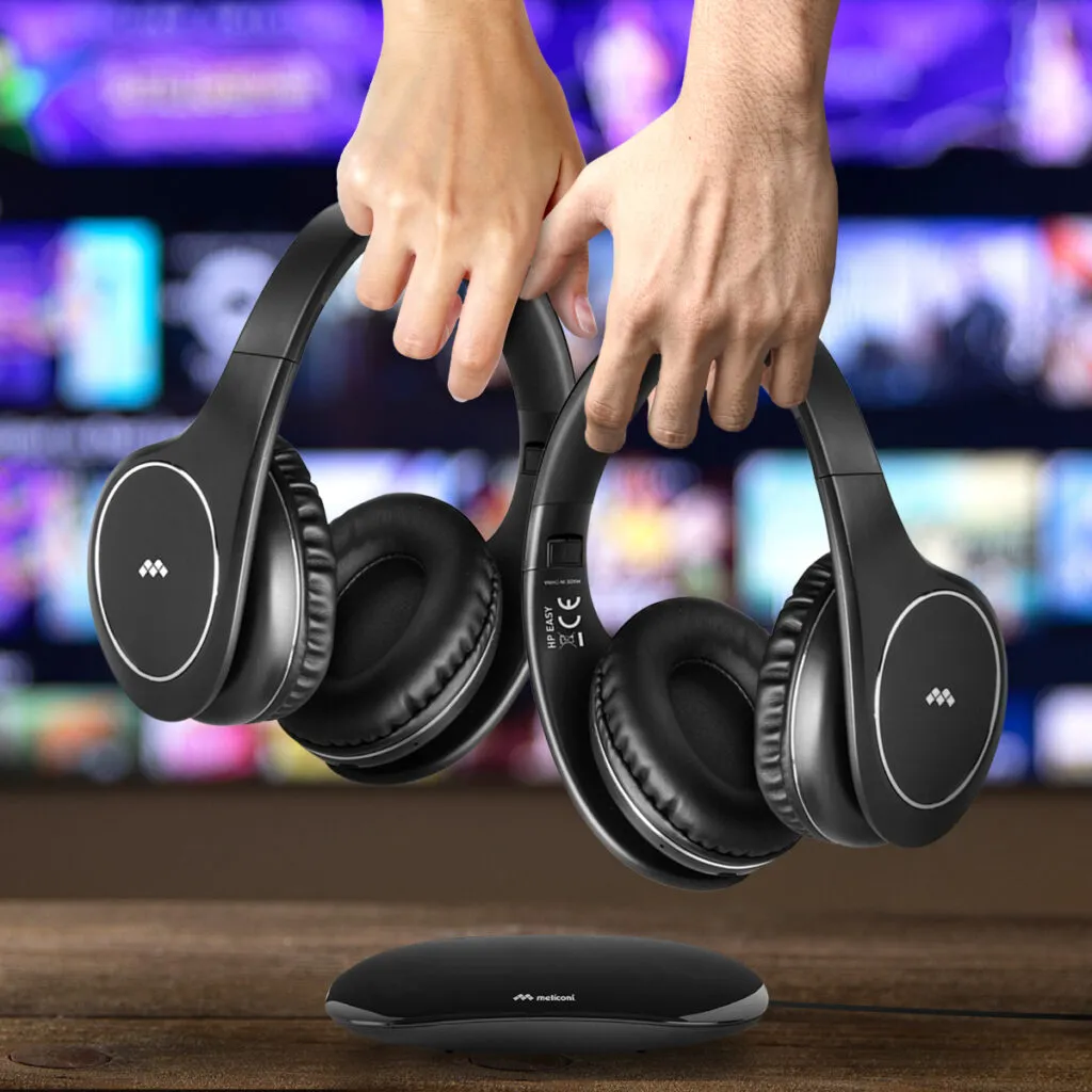 Meliconi HP Digital Smart in Bundle: cuffie TV wireless per due