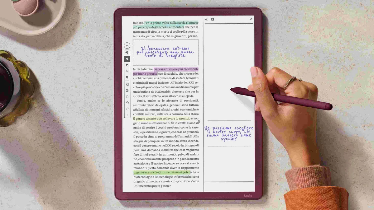 Nuovi Kindle Scribe e Colorsoft disponibili in Italia