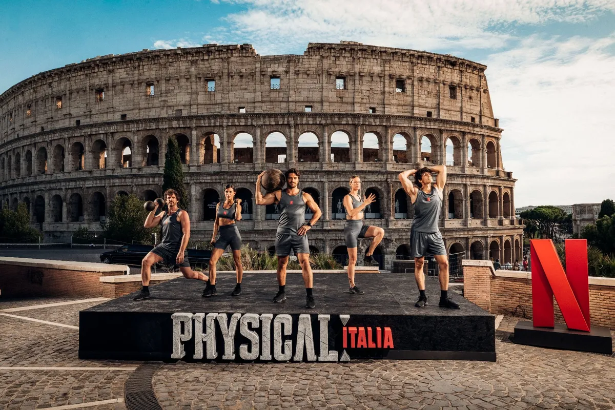 Physical Italia: da 100 a 1, training session davanti al Colosseo