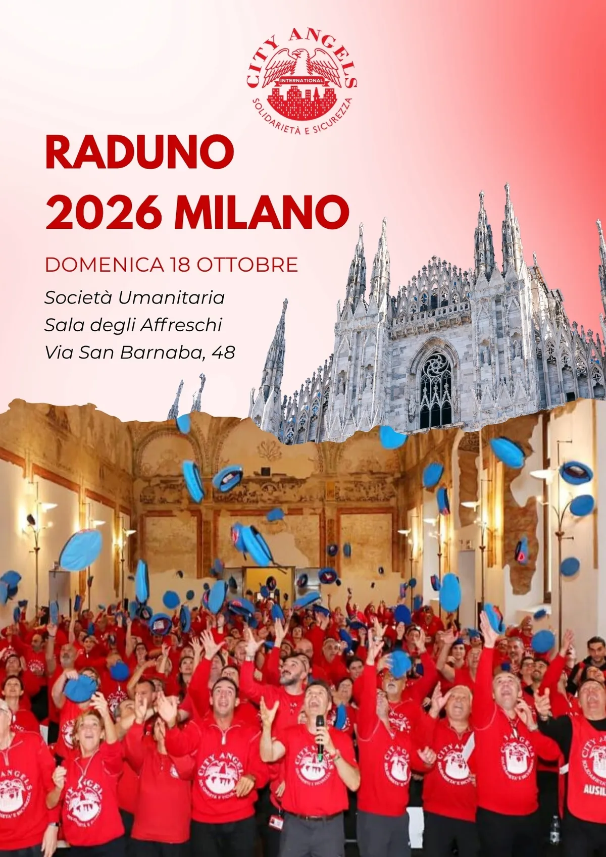 Raduno dei City Angels 2026: 32 anni di volontariato a Milano