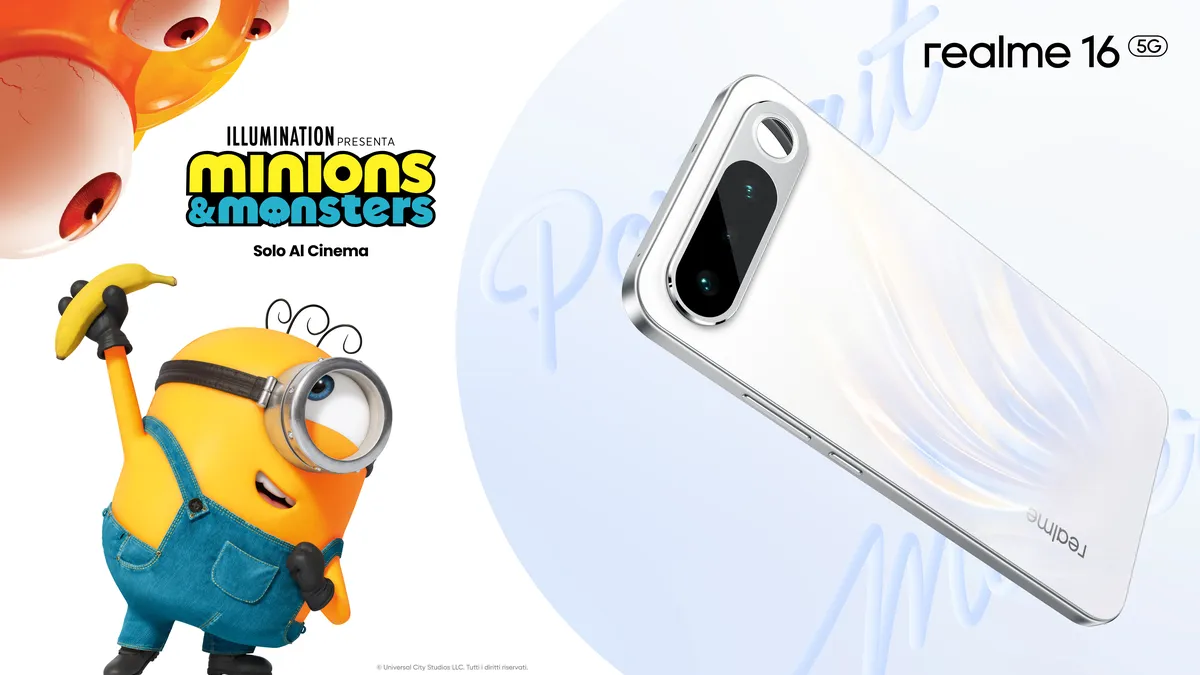 realme lancia una campagna integrata per Minions & Monsters