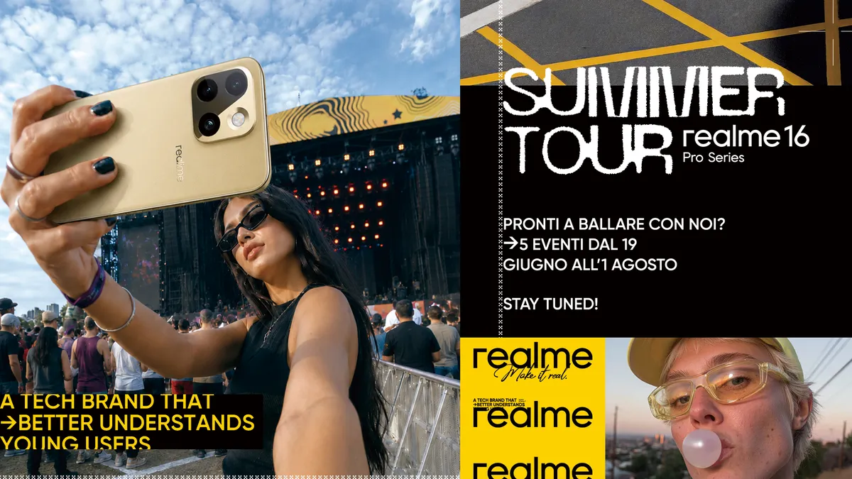 realme Summer Tour: Innovazione e Intrattenimento nelle Piazze Italiane