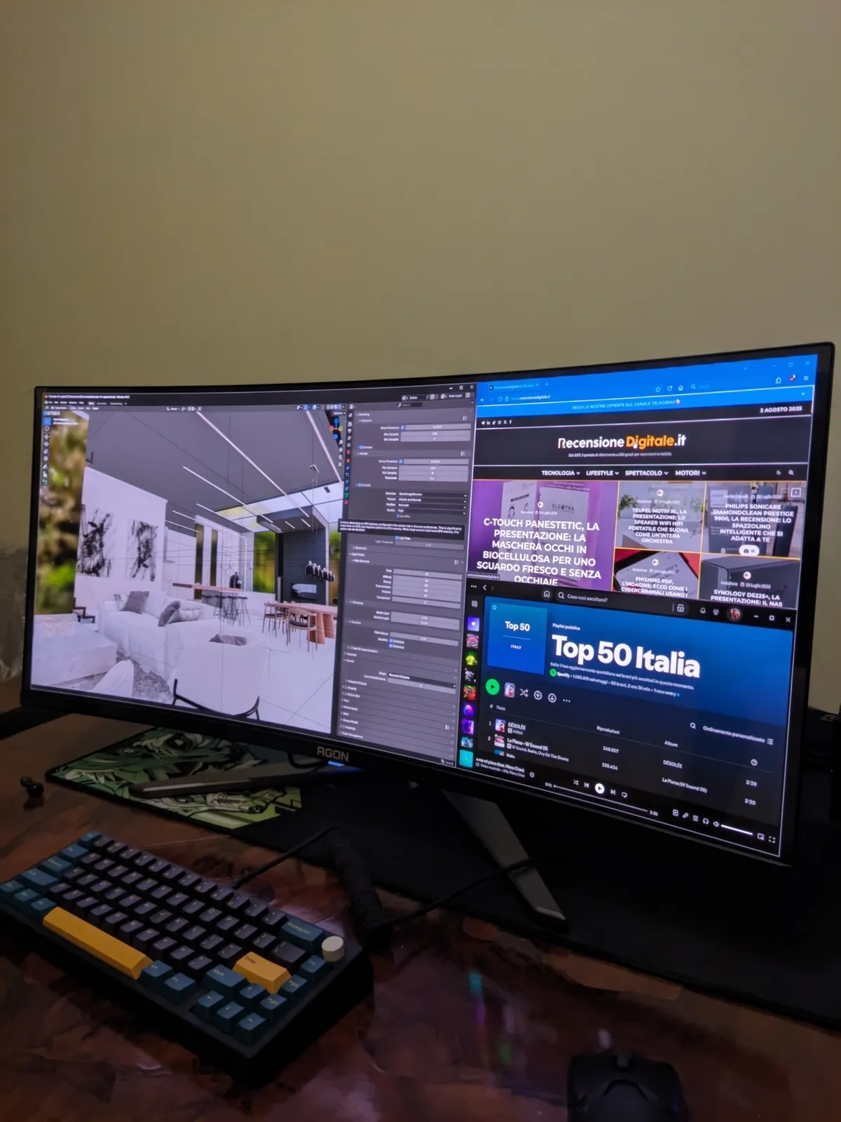 Recensione Recensione AOC Agon PRO AG346UCD: lo schermo QD-OLED definitivo
