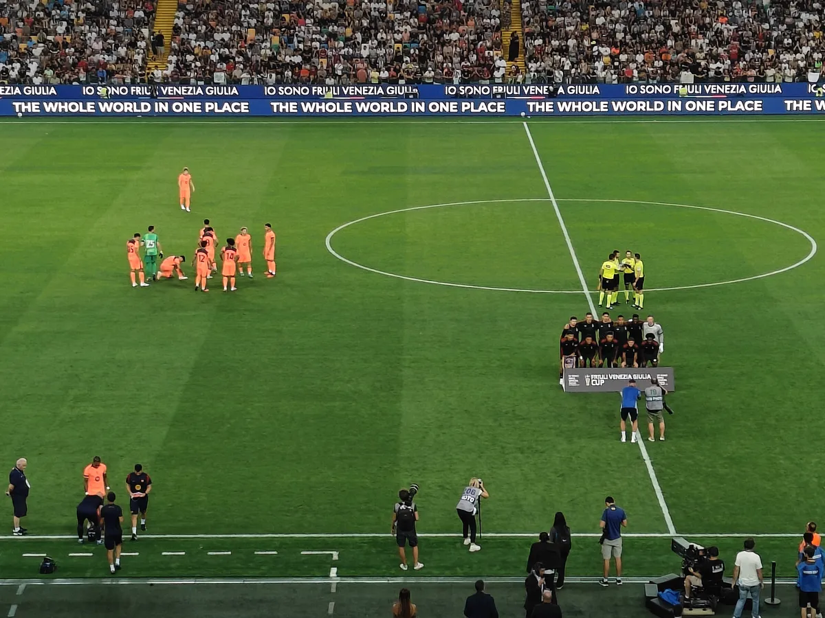 FVG Cup a Udine: Udinese batte Barça e Forest, notte europea