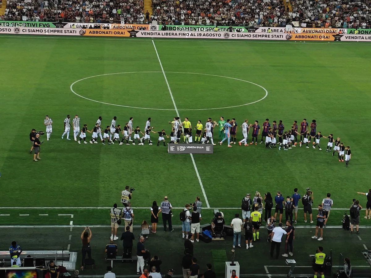 FVG Cup a Udine: Udinese batte Barça e Forest, notte europea