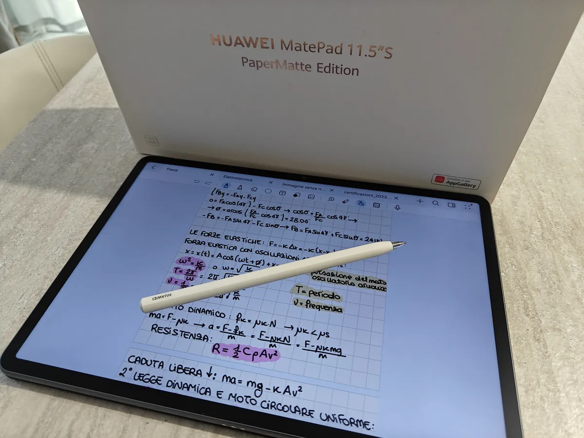 Recensione Recensione Huawei MatePad 11.5S PaperMatte: Tablet effetto carta