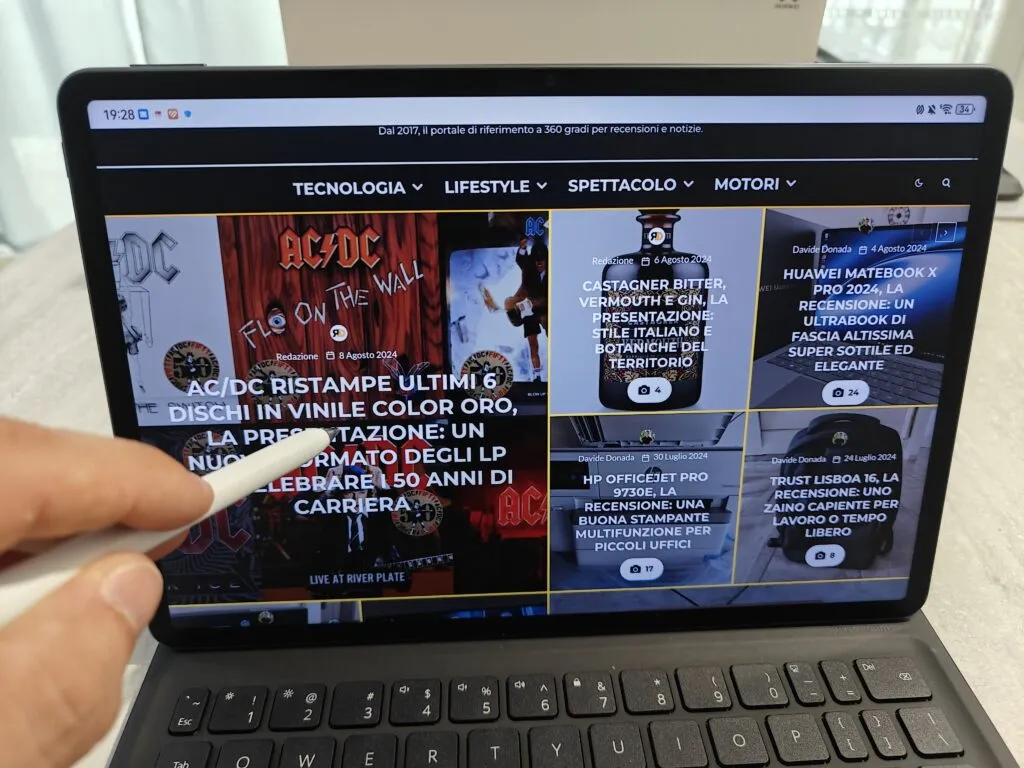 Recensione Recensione Huawei MatePad 11.5S PaperMatte: Tablet effetto carta