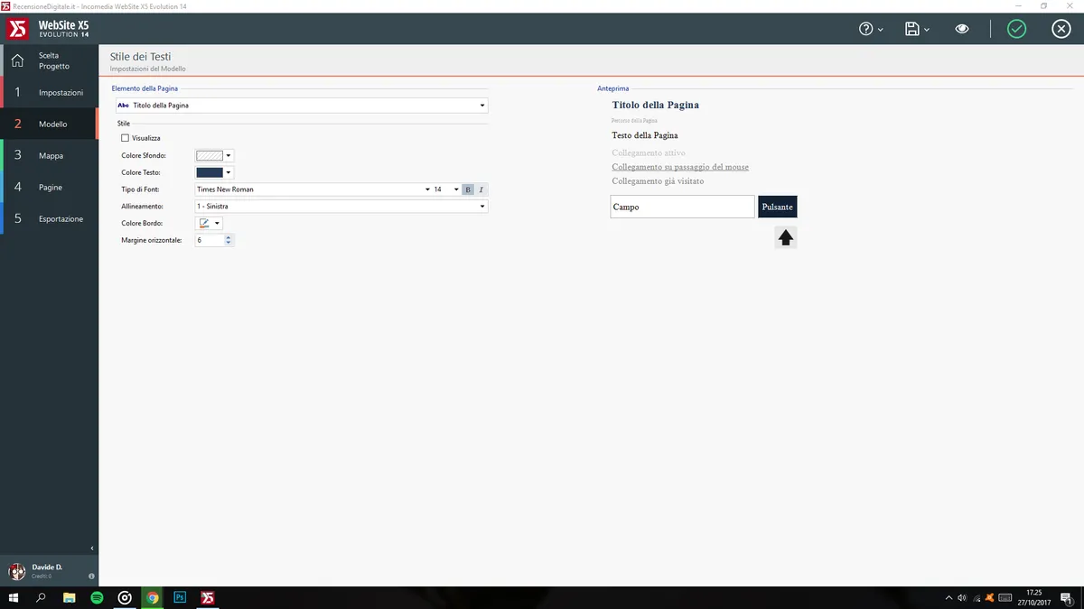 Recensione Recensione WebSite X5 Evolution 14: creare siti web facili