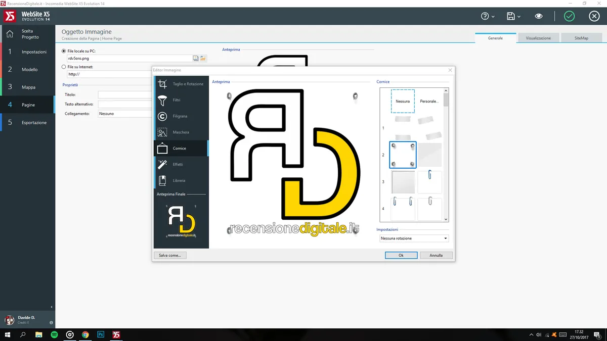 Recensione Recensione WebSite X5 Evolution 14: creare siti web facili