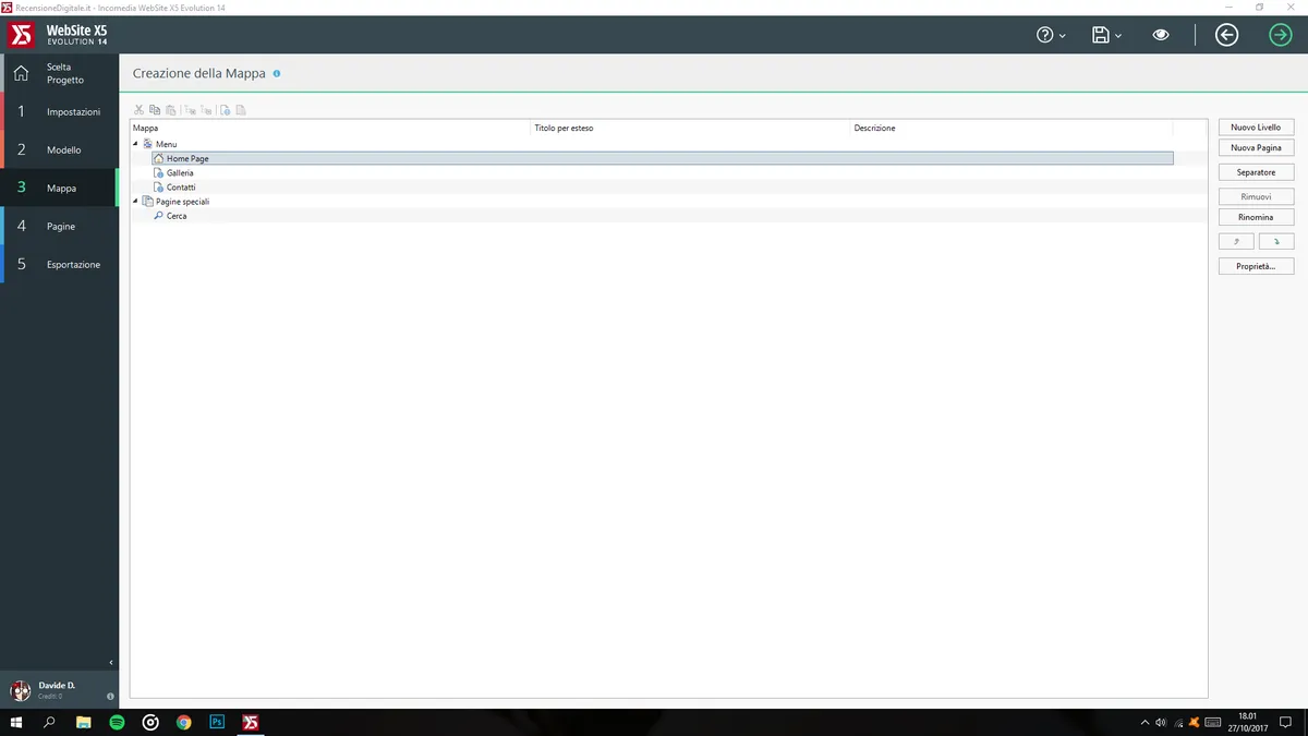 Recensione Recensione WebSite X5 Evolution 14: creare siti web facili