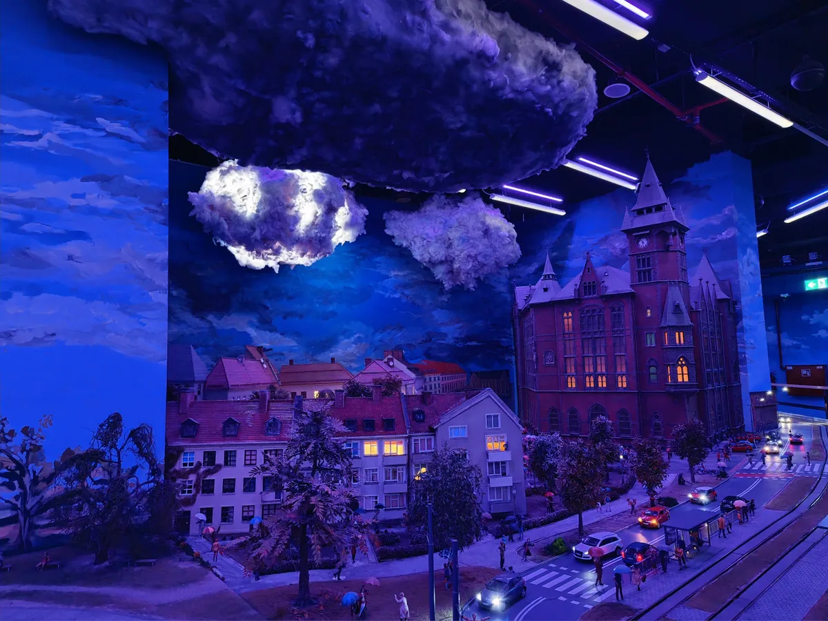 Illuminazione a LED dei diorama