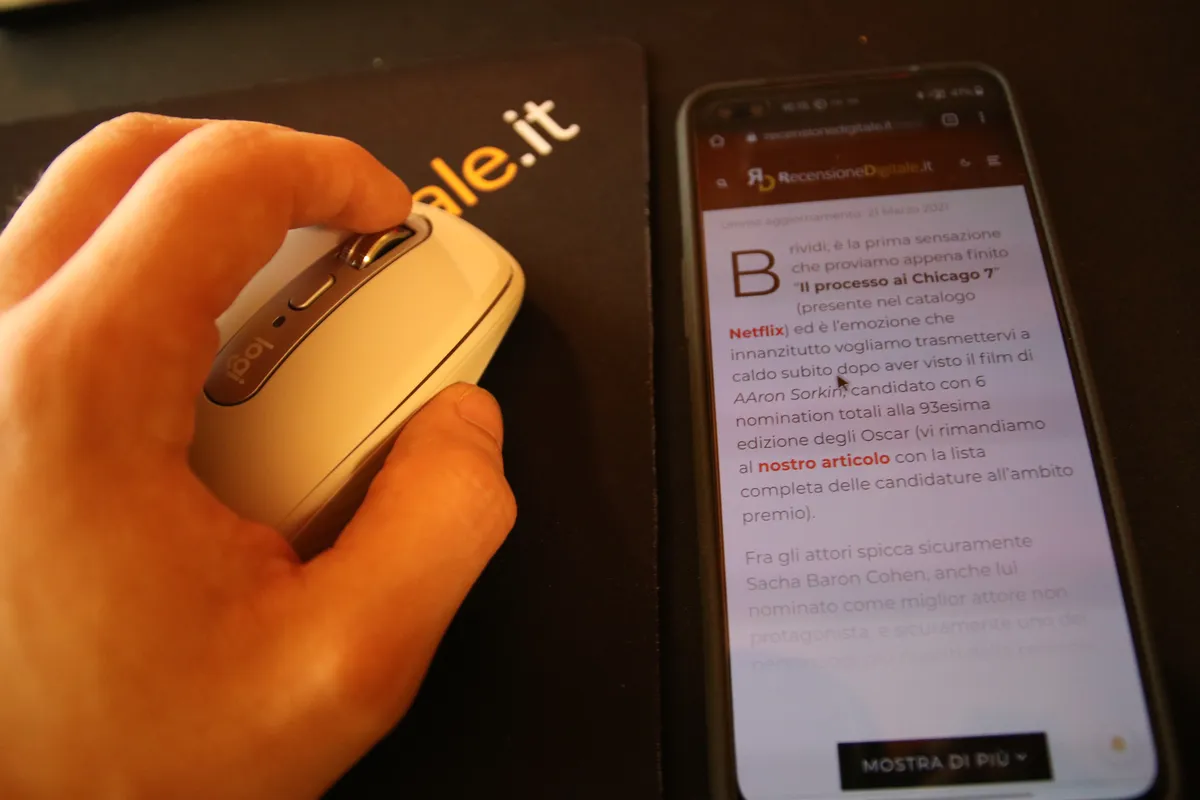 Recensione Recensione Logitech MX Anywhere 3 per Mac: Mouse Portatile al Top