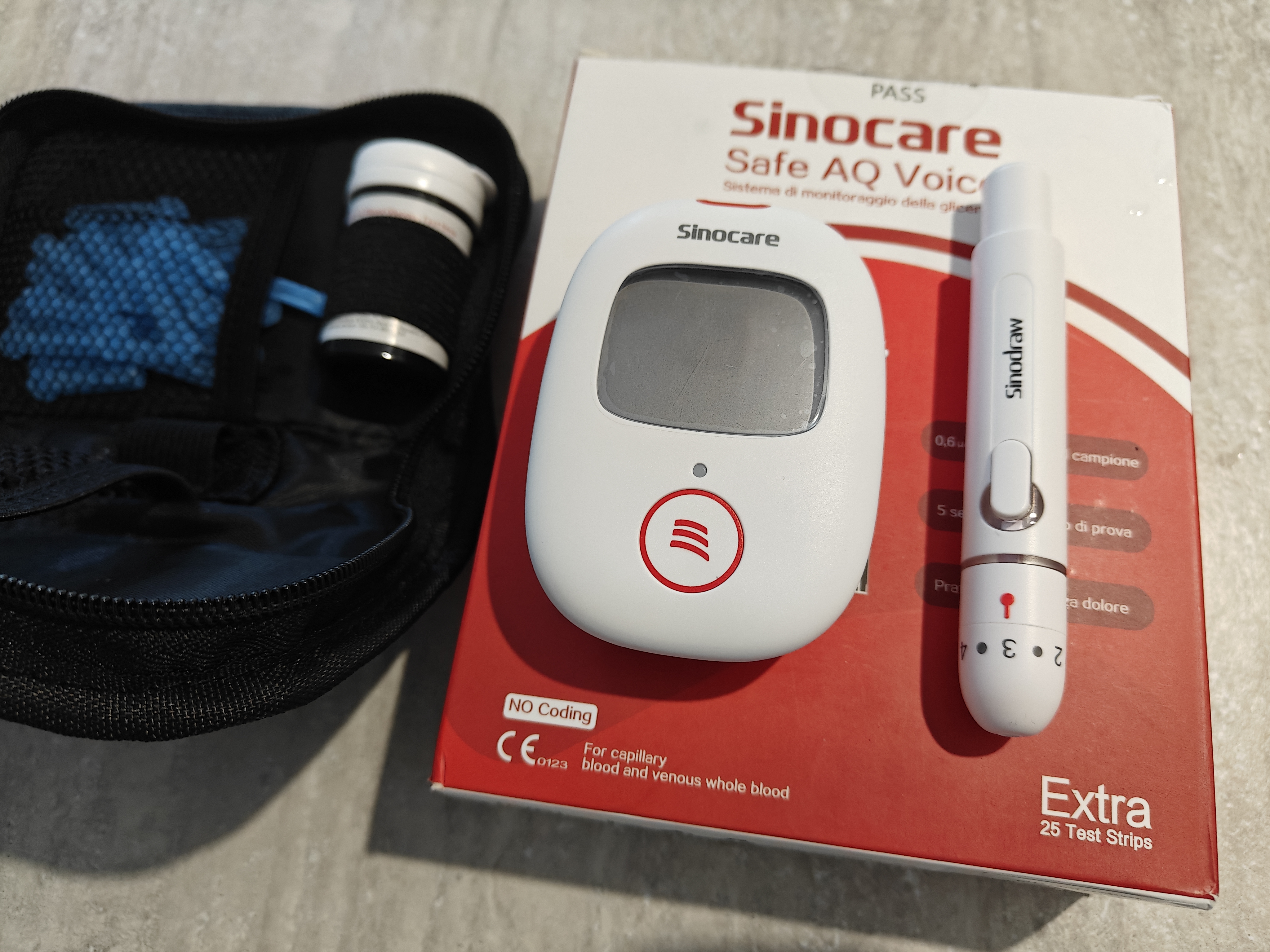 Recensione Sinocare Safe AQ Voice: kit glicemia semplice e vocale