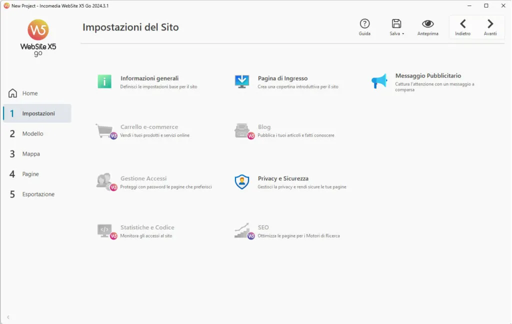 WebSite X5 Go 2025 Recensione: creare siti web in 5 passaggi