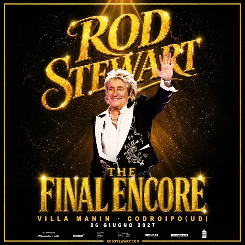 Rod Stewart annuncia The Final Encore: unica data in Italia nel 2027