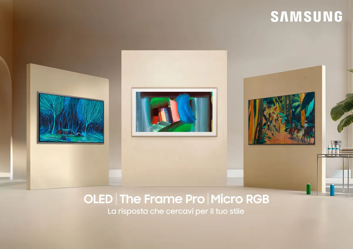 Samsung: oltre 20 anni leader di TV in Italia secondo NIQ/GfK