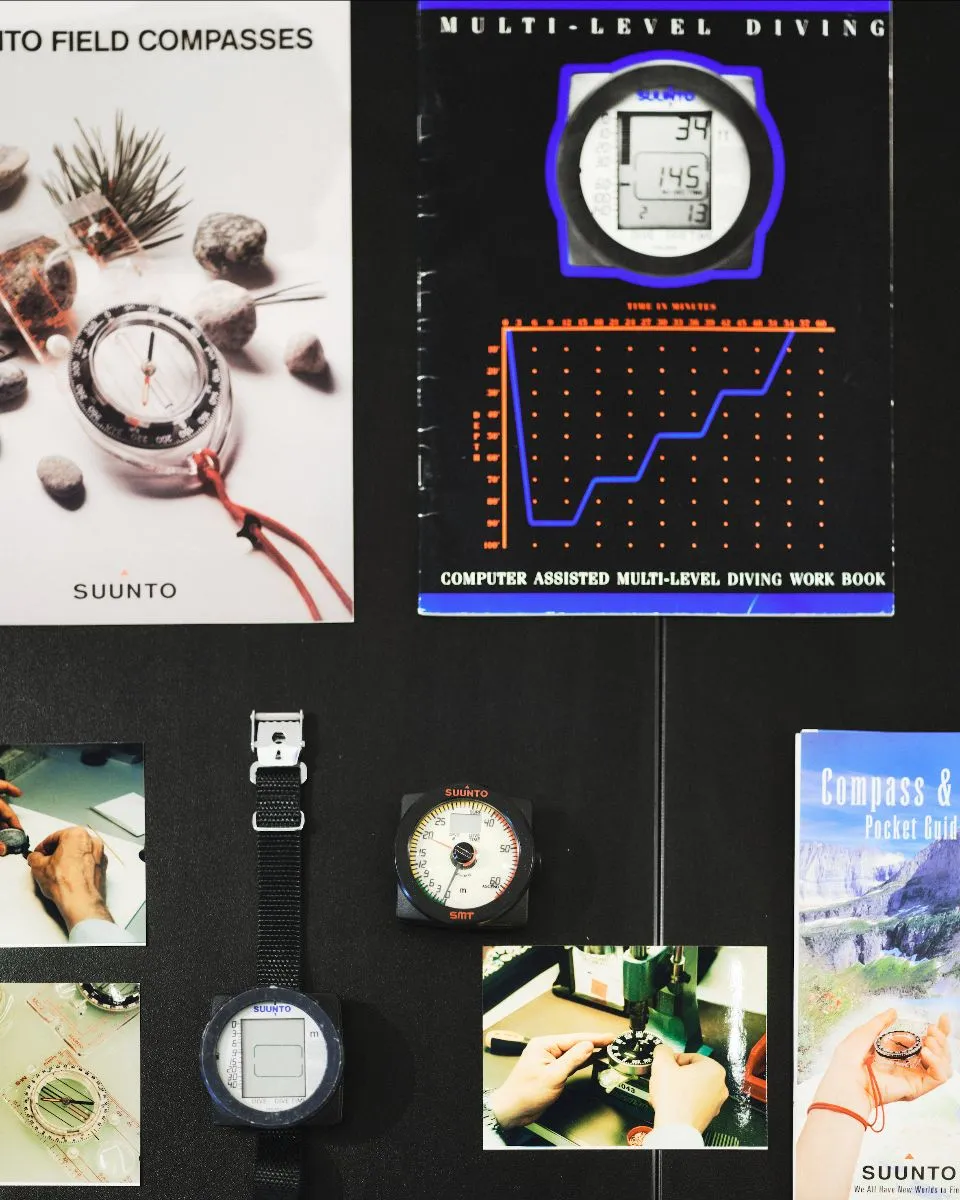 Suunto celebra 90 anni: la mostra 'Dalle profondità alle vette' a Monaco