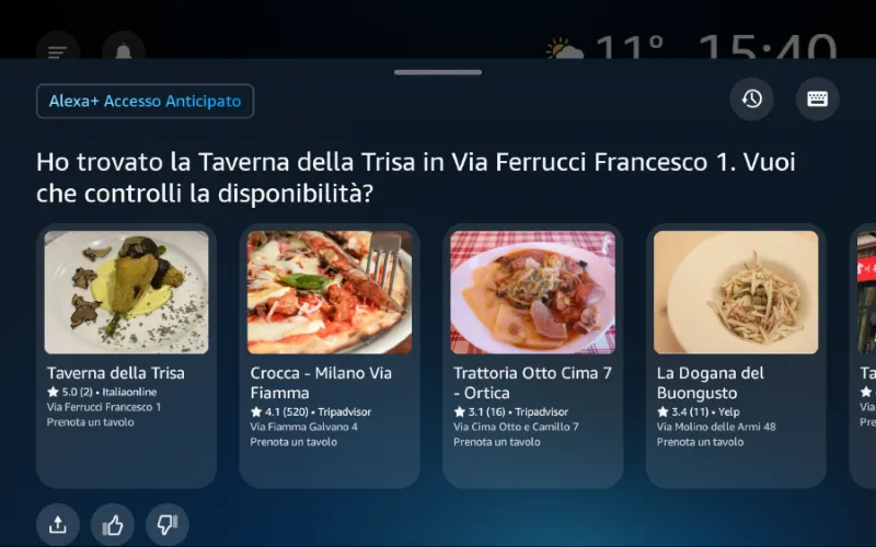 TheFork disponibile su Alexa+: la prenotazione ristoranti diventa smart