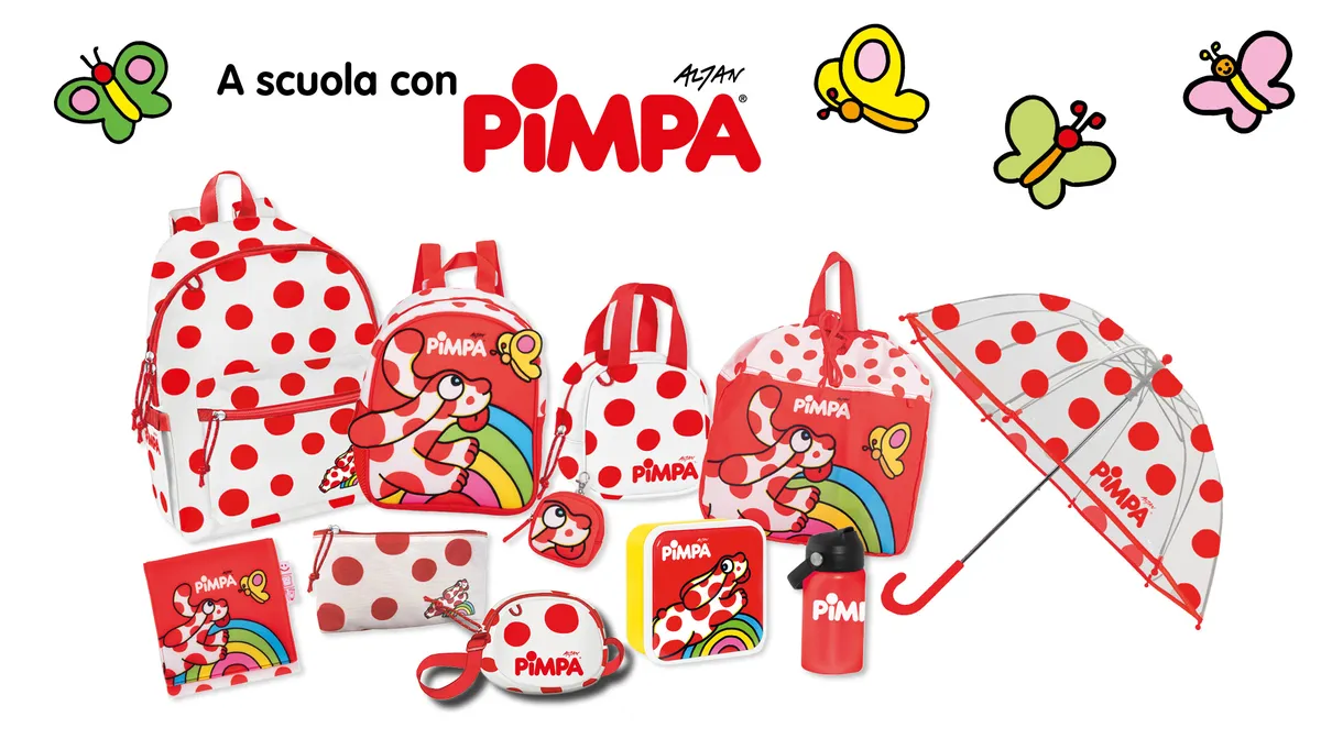 Torna a scuola con la collezione Pimpa: un mondo a pois per i più piccoli