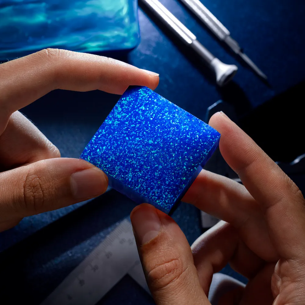 Venezianico Nereide Opale Blu: quadrante in opale lab-grown