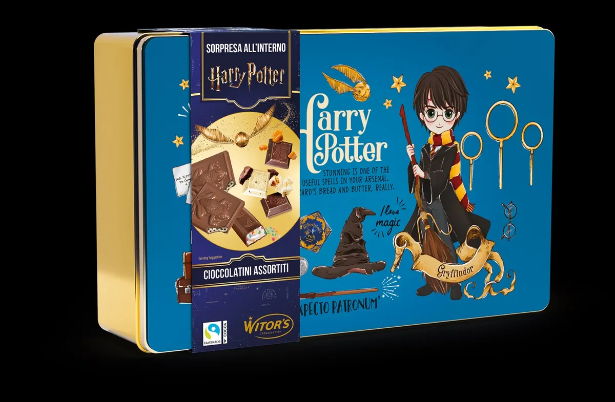 Witor’s lancia scatole in latta Harry Potter: collezione Back to School